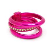 Hot Pink Chrome Solar Ring Panconesi , Pink , Dames