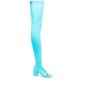 Blauwe Overknee Laarzen - Trendy Stijl MM6 Maison Margiela , Blue , Da...