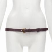 Pre-owned Leather belts Louis Vuitton Vintage , Brown , Dames