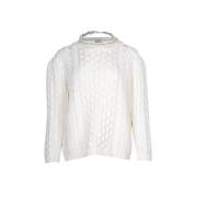 Pre-owned Wool tops Simone Rocha Pre-owned , White , Dames