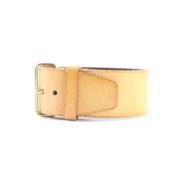 Tweedehands riem Louis Vuitton Vintage , Beige , Dames