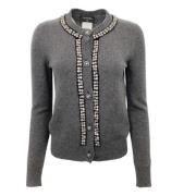 Pre-owned Cashmere tops Chanel Vintage , Gray , Dames