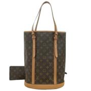 Pre-owned Canvas louis-vuitton-bags Louis Vuitton Vintage , Brown , Da...