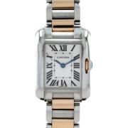 Pre-owned Silver watches Cartier Vintage , Gray , Dames