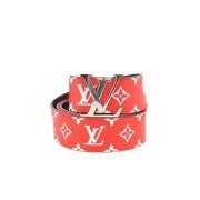 Tweedehands riem Louis Vuitton Vintage , Red , Dames