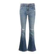 Flared Jeans 7 For All Mankind , Blue , Dames