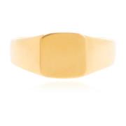 Twee-vinger zegelring Balenciaga , Yellow , Dames