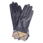 Zwarte en grijze handschoenen Barbour , Black , Dames