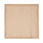 Luxe Zijden Bandana 70x70 Calvin Klein , Beige , Dames