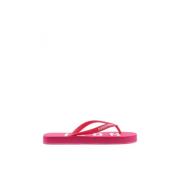 Elegante zomerse teenslippers voor vrouwen Dsquared2 , Pink , Dames