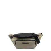 Zwarte en Khaki Banaan met Logo Dsquared2 , Green , Heren