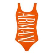 Iconisch zwemkostuum Emporio Armani , Orange , Dames