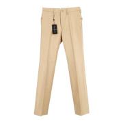 Chino-stijl broek in beige viscose Gucci , Beige , Heren