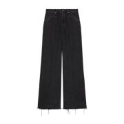 Zwarte Loose-Fit Jeans Gucci , Black , Heren