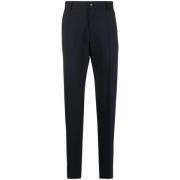 H-Genius gemengde wollen broek Hugo Boss , Blue , Heren