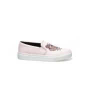 Faded Pink Tiger Slip-On Skate Schoenen Kenzo , Pink , Dames