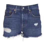 Korte spijkerbroek Levi's , Blue , Dames