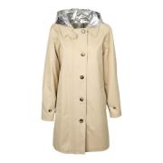 Katoenen Trenchcoat Paco Rabanne , Beige , Dames