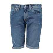 Denim Shorts Pepe Jeans , Blue , Heren