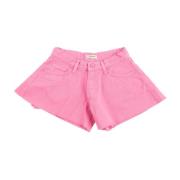 Denim Shorts Pinko , Pink , Dames