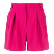 Fuchsia Elastische Shorts Pinko , Pink , Dames