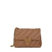 Cross Body Bags Pinko , Brown , Dames