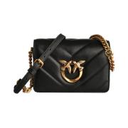 Mini Love Click Tas Pinko , Black , Dames