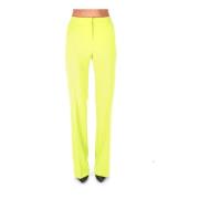 Groene broek met rits en haak Pinko , Green , Dames