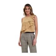 Fortunata Top - Stijlvol en Trendy Pinko , Yellow , Dames