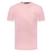 Roze Polo T-shirt uit Fw23 Collectie Polo Ralph Lauren , Pink , Heren