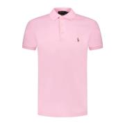 Ss23 Roze Katoenen Polo Polo Ralph Lauren , Pink , Heren