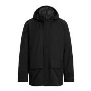 2-in-1 Parka met Gevoerde Voering Polo Ralph Lauren , Black , Heren