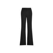 Wijde wollen broek Polo Ralph Lauren , Black , Dames