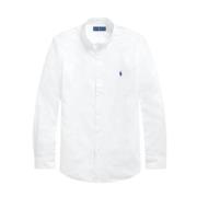 Slim Fit Stretch Katoenen Overhemd Polo Ralph Lauren , White , Heren