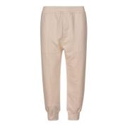 Casual Beige Katoenen Joggers Prada , Beige , Heren