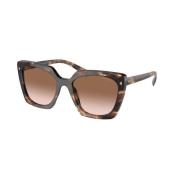 Stijlvolle zonnebril Pr23Zs Prada , Brown , Dames