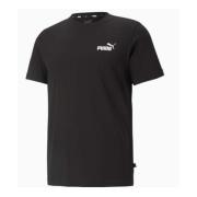 Essential Logo T-Shirt Puma , Black , Heren