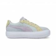 Dames Raw Suède Sneakers Puma , White , Dames