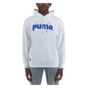 Team Grafische Hoodie Puma , White , Heren
