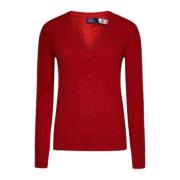 Kimberly Lange Mouw Pullover - XL, Faded Red Ralph Lauren , Red , Dame...