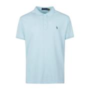 Klassieke Katoenen Polo voor Heren Ralph Lauren , Blue , Heren