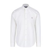 Wit Logo Overhemd voor Heren Ralph Lauren , White , Heren