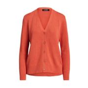 Oranje Cardiganen voor Dames Ralph Lauren , Orange , Dames