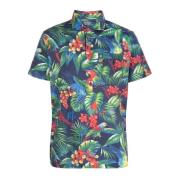 Tropische Print Korte Mouw Overhemden Ralph Lauren , Multicolor , Here...