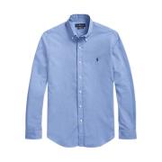 Stijlvol Katoen Elastaan Shirt Ralph Lauren , Blue , Heren