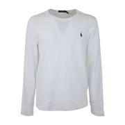 Klassieke Witte Sweatshirt met Lange Mouwen Ralph Lauren , White , Her...