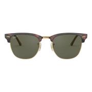 Gepolariseerde Clubmaster Zonnebril Ray-Ban , Brown , Heren