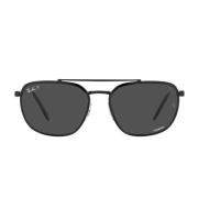 Gepolariseerde vierkante zonnebril Ray-Ban , Black , Heren