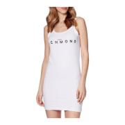 Zomerjurk - Mouwloze Ronde Hals Richmond , White , Dames