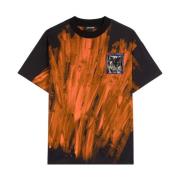 T-shirt Roberto Cavalli , Orange , Heren